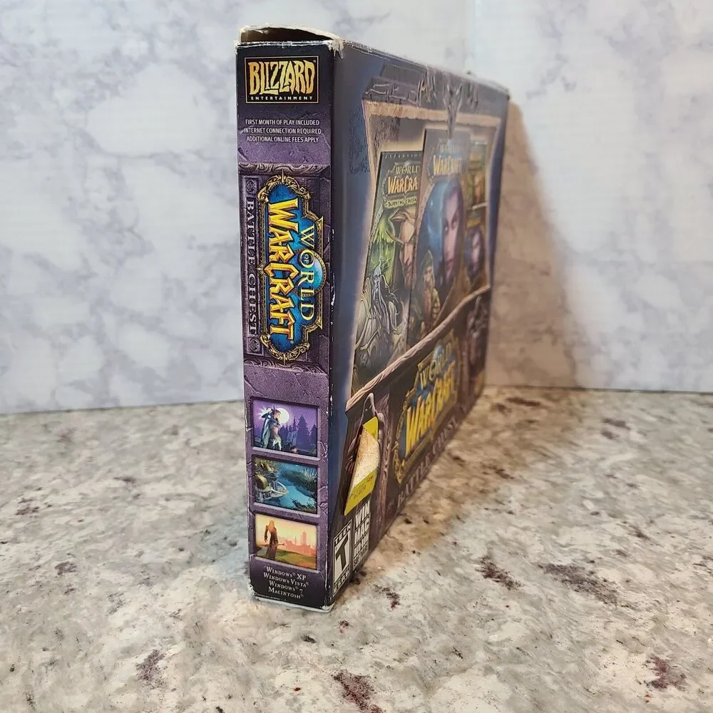 World of Warcraft Battle Chest Burning Crusade PC CD-ROM Windows XP Vista 7 Mac